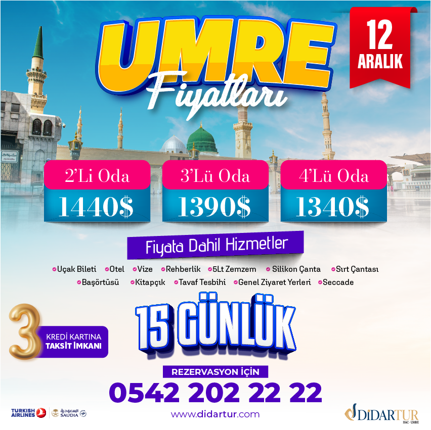 ümre ücreti 2024-umre fiyatları 2024 kaç tl-15 günlük ümre fiyatları