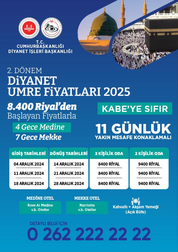 Diyanet umre fiyatları 2025 - Umre fiyatları ne kadar - Umre fiyatları Diyanet