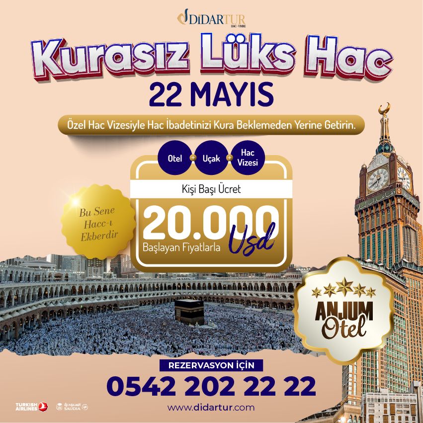 kurasız hac turları