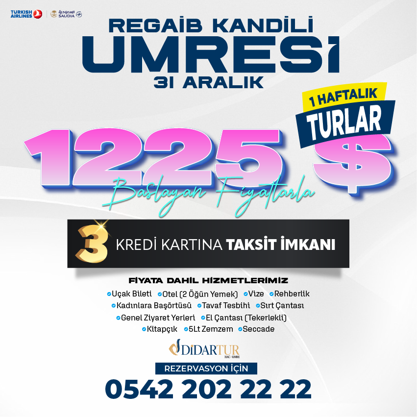 umreye gitmek için kaç para lazım-umre ne kadar-7 günlük umre fiyatları